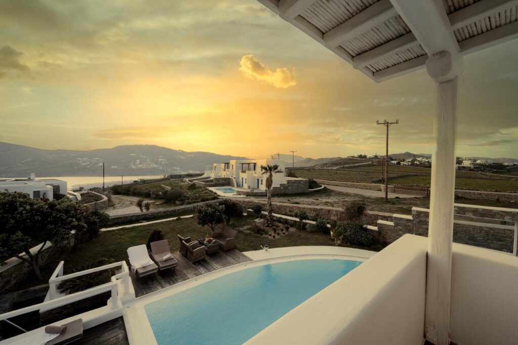 white villas mykonos - mykonos services - pool villas