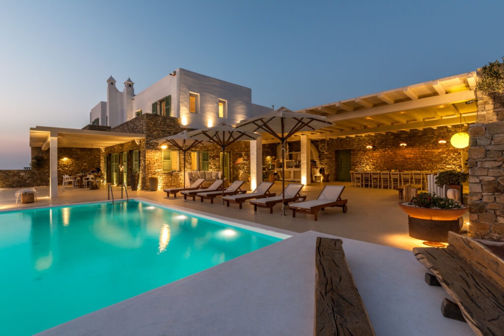 villa mykonos services party