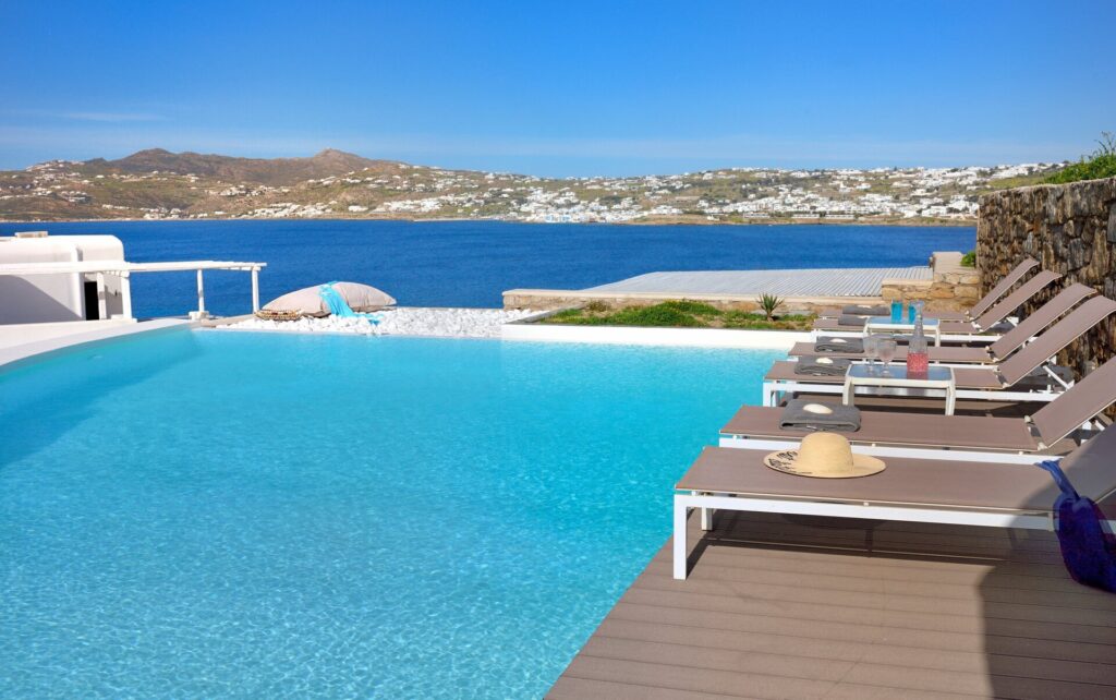 Scorpios Mykonos Villas - villa Bao Mykonos greece - mykonos view 1