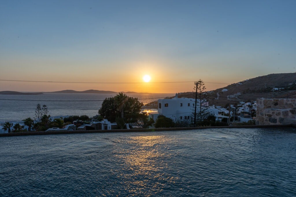 villa kim mykonos - summer greece view